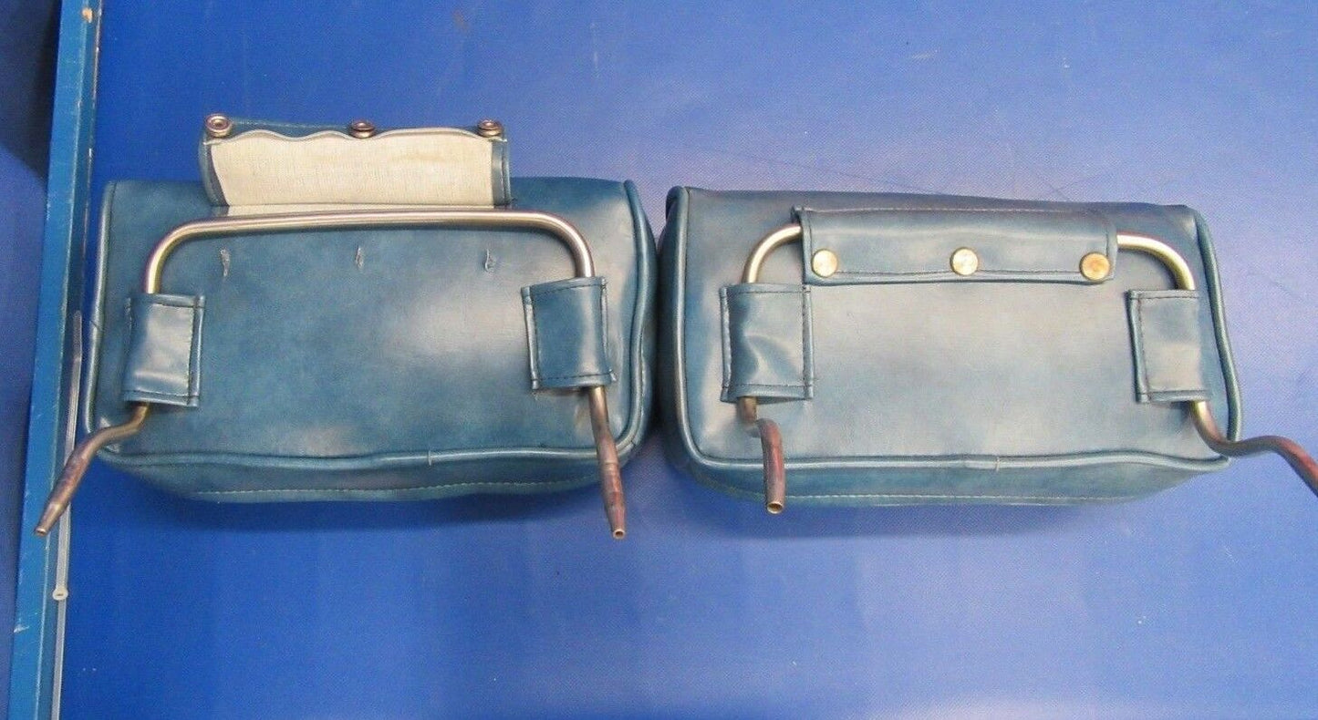 Aircraft Cessna Piper Headrests Leather Turquoise  Zippered 1 PAIR (0918-180)