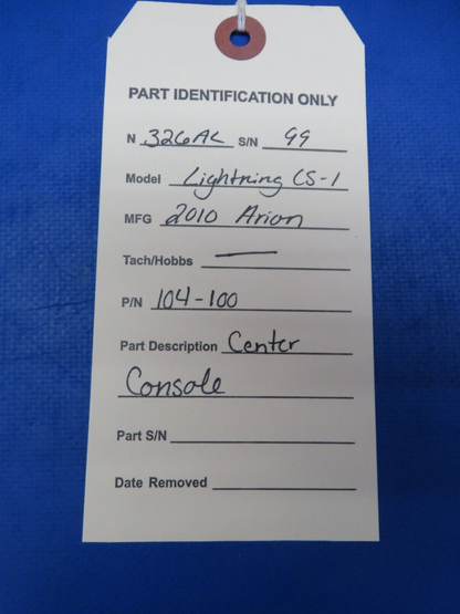 Arion Lighting Center Console P/N 104-100 (1123-359)