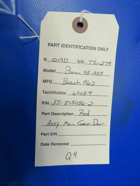 Beech Baron 95-A55 Rod Assy Main Gear Door P/N 35-815056-2 (0420-335)