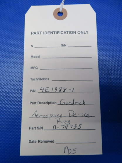 Goodrich Aerospace De-Ice Ring P/N 4E1988-1 NOS (0224-169)