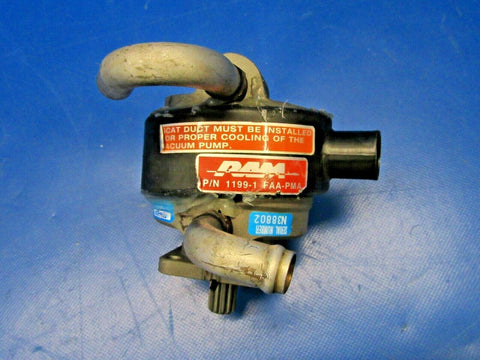 Cessna P210N TSIO-520 Tempest Vacuum Pump w/ Cooling Shroud AA3216CW (0919-215)