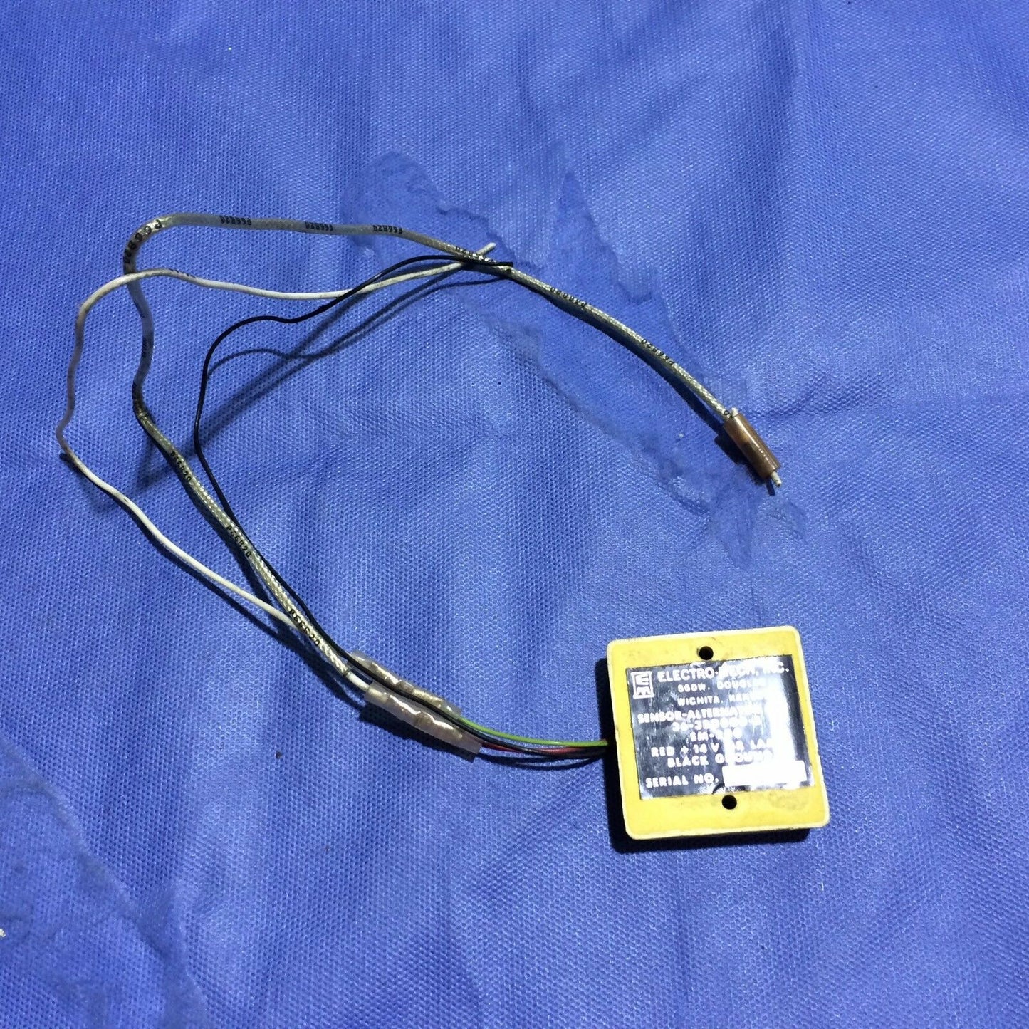 Baron 58 Electro-Mech EM-200 Alternator Out Sensor P/N 36-380000-3 (0916-82)