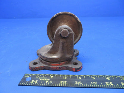 Vintage 3" Cast Iron Swivel Castors LOT OF 8 (0123-644)