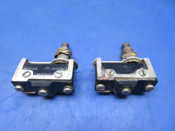 Beech C-35 Bonanza Micro Limit Switch P/N MS25026-1 LOT OF 2 (1023-239)