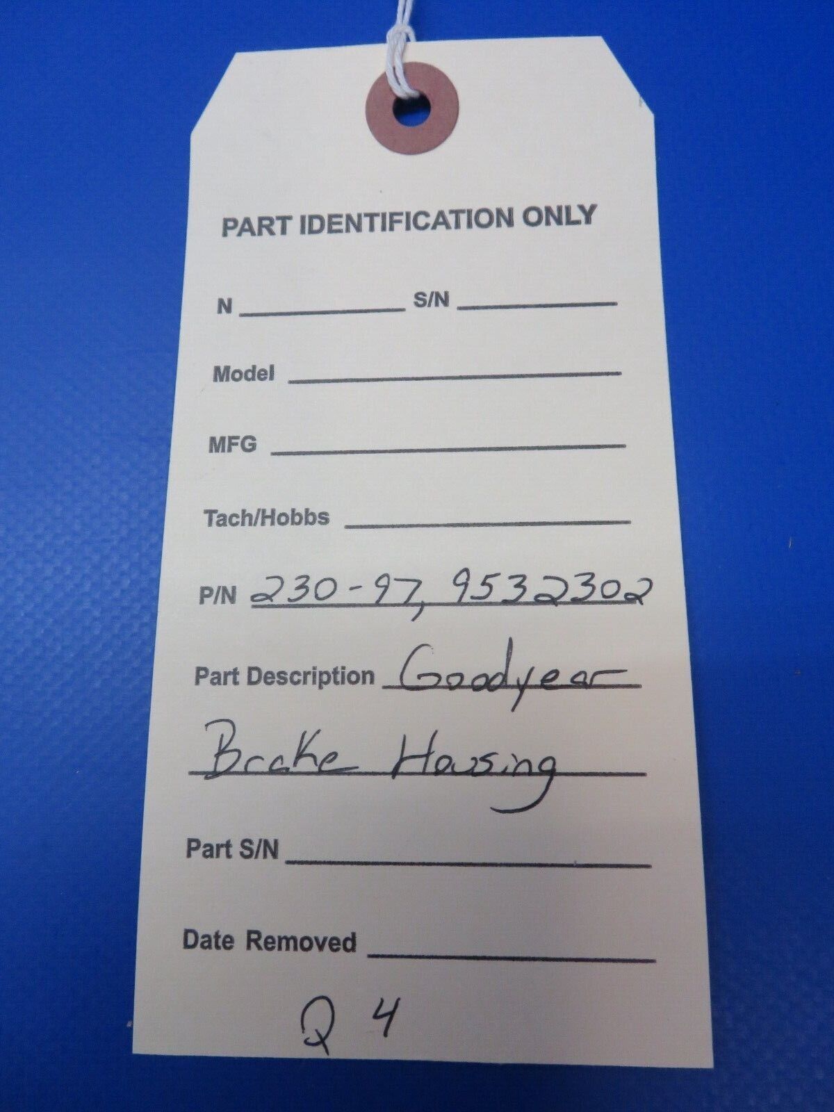 Goodyear Brake Housing P/N 230-97 (0922-439)