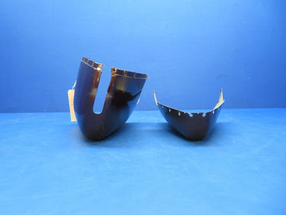 Piper PA-28-180 Fiberglass Tailcone Assy Upper & LWR P/N 62629-00 (0723-670)