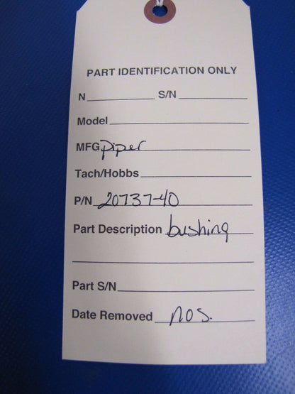Piper Bushing P/N 20737-040 NOS LOT OF 2 (0317-145)