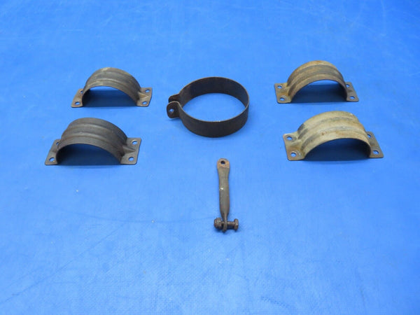 Cessna 185 Exhaust Clamps P/N 0750161 LOT (1023-251)