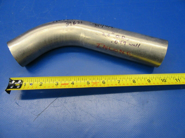 Aircraft Inconel Exhaust Tubing / Pipe, 2" OD / .049" Wall NOS (1019-352)
