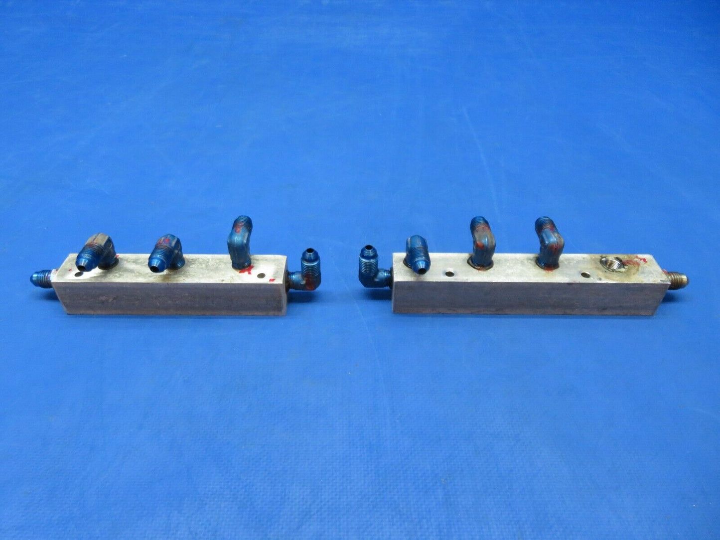 Piper PA-28R-180 Hydraulic Manifold LH & RH P/N 67521-00 (1123-420)