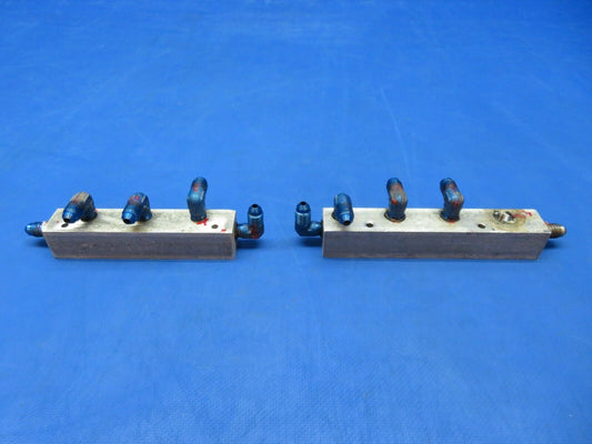 Piper PA-28R-180 Hydraulic Manifold LH & RH P/N 67521-00 (1123-420)