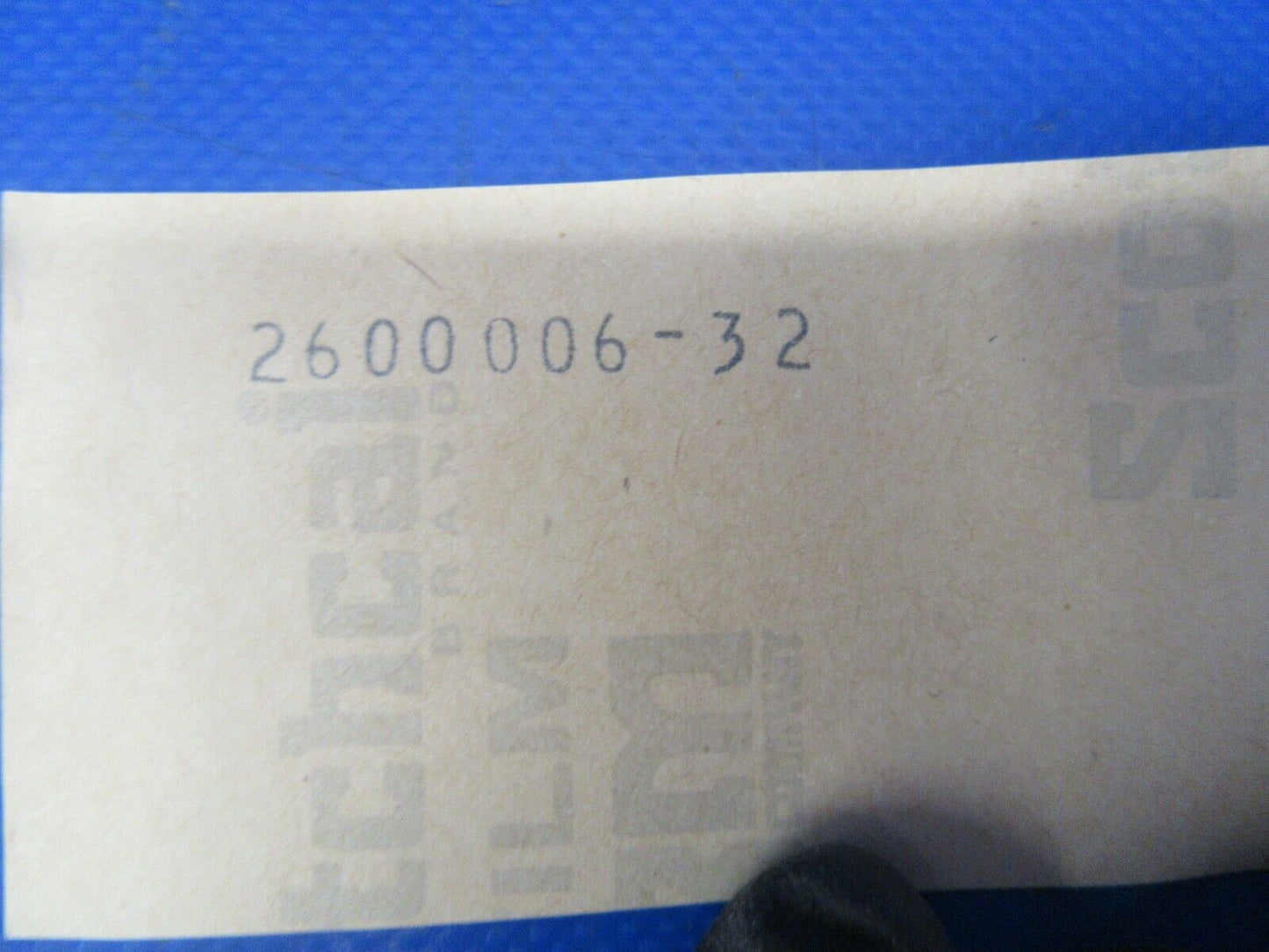 Bombardier Learjet Fuel Placard P/N 2600006-32 NOS (0419-99)