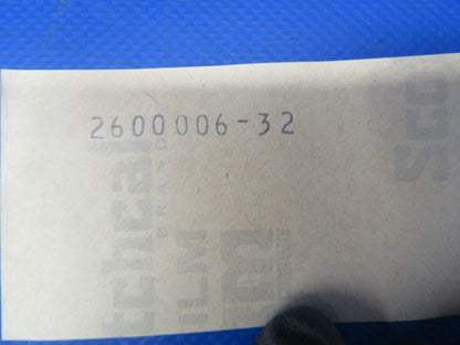 Bombardier Learjet Fuel Placard P/N 2600006-32 NOS (0419-99)