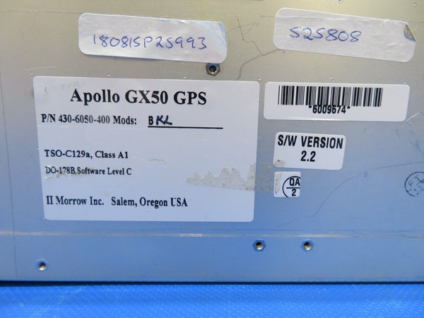 Apollo GX50 GPS P/N 430-6050-400 CORE (0224-1440)