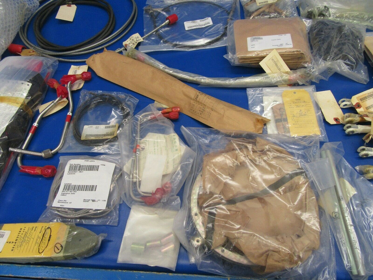 Kawasaki KH-4 (Bell 47) Helicopter NOS Parts Large Lot (0519-342)