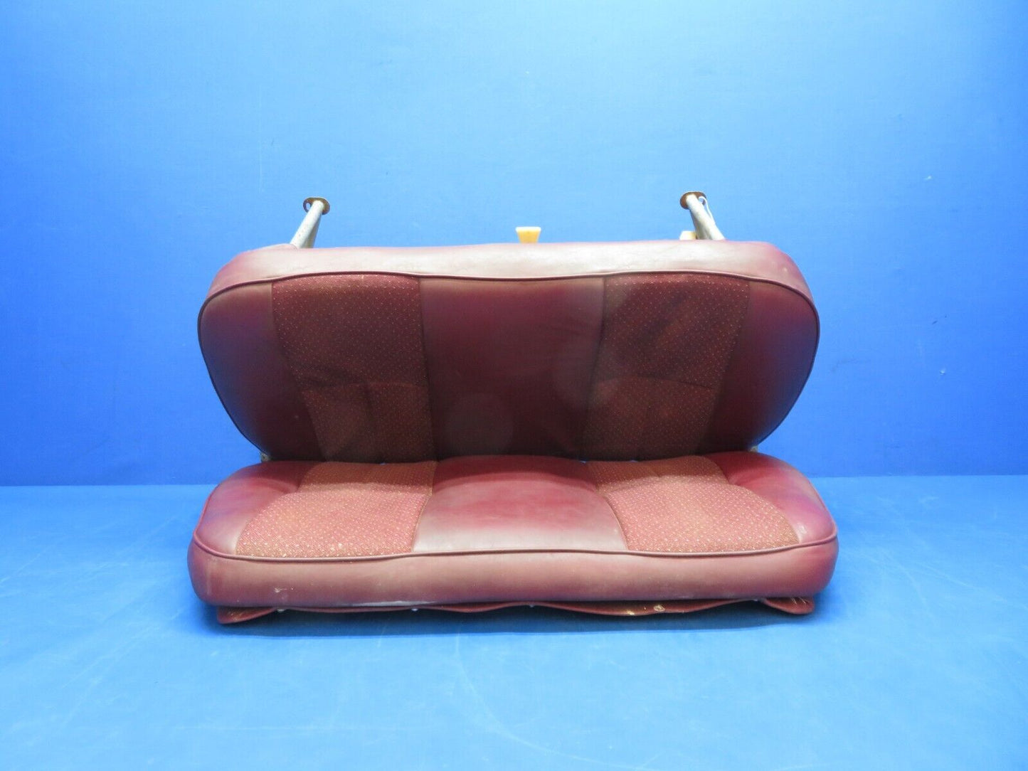 Cessna 172 / 172I Rear Seat Assy Maroon Vinyl Reclining P/N 0514010-1 (0923-608)