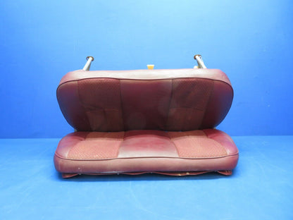 Cessna 172 / 172I Rear Seat Assy Maroon Vinyl Reclining P/N 0514010-1 (0923-608)