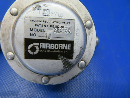 Airborne Vacuum Regulating Valve P/N 2H3-35 Cessna 210 / T210N  (0921-138)