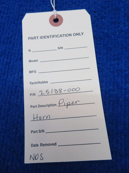 Piper Horn P/N 25138-000 NOS (0622-459)