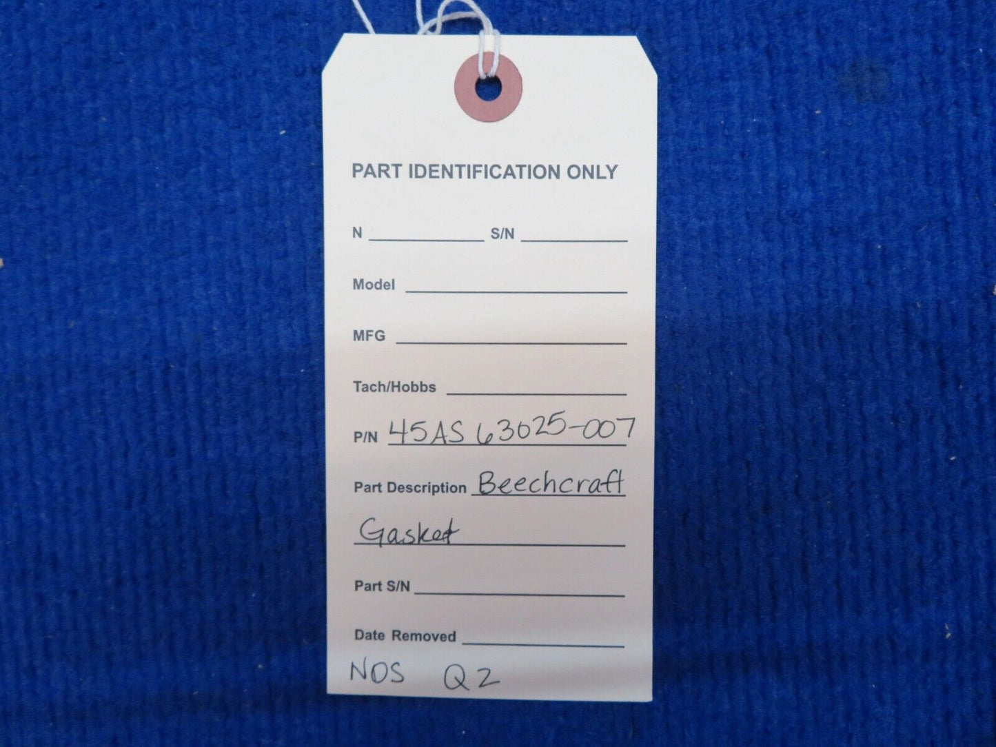 Beechcraft Gasket P/N 45AS63025-007 NOS (0622-704)