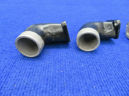 Continental A65, A75, A80 Intake Elbow LOT OF 4 P/N 4602, 3585 (0222-604)