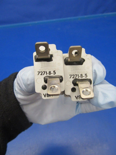 Klixon Circuit Breaker 5 Amp P/N MS24510A-5 LOT OF 2 (0318-274)