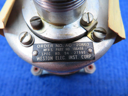 Weston Air Temp Gauge 12V P/N 106498 (0622-955)