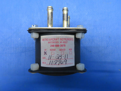 Parker Airborne Suction Gauge P/N 1G2-9 (1223-1003)