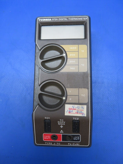 Omega Engineering Digital Thermometer Model 872A (1122-417)