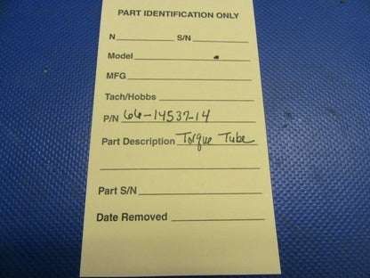 Torque Tube P/N 66-14537-14 (0821-328)