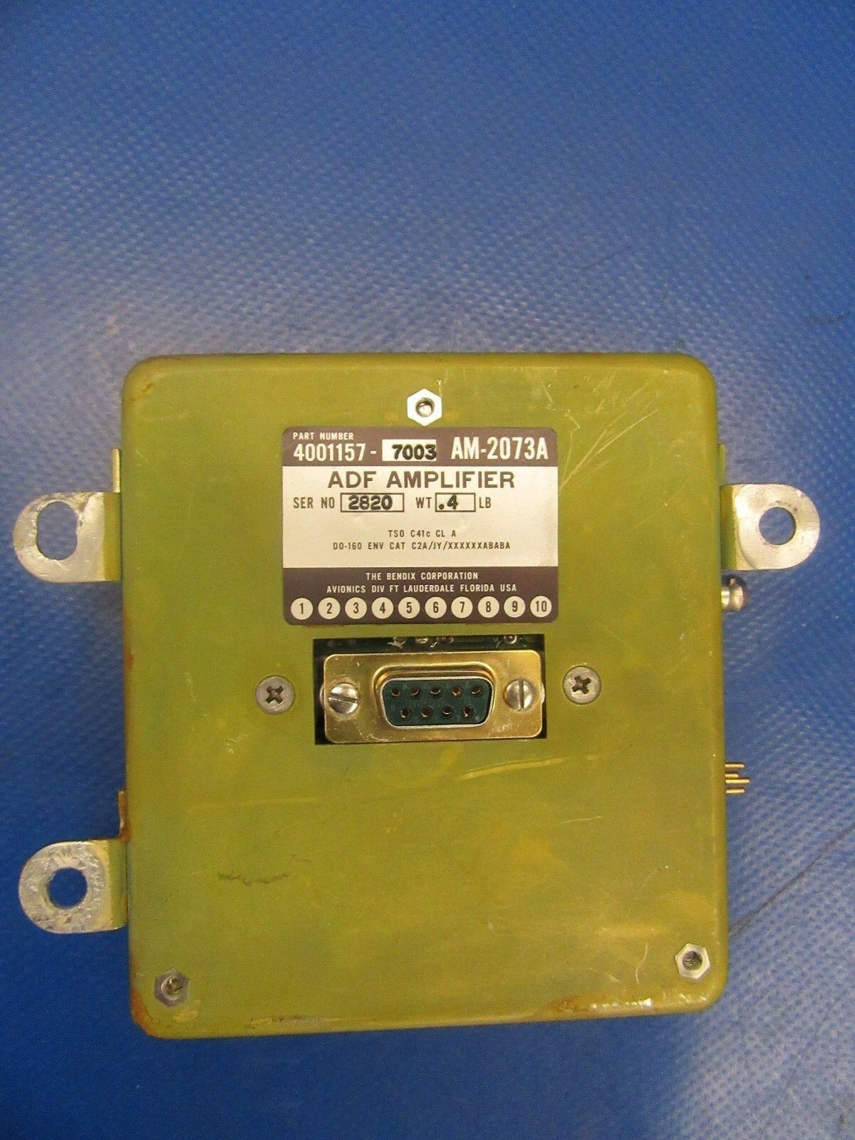 Bendix ADF Amplifier P/N AM-2073A (0218-250)
