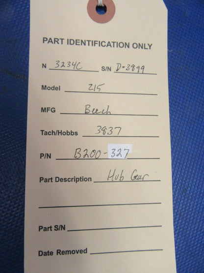 Beech Bonanza 215 Propeller Hub Gear Assembly P/N B200-327 (0921-213)