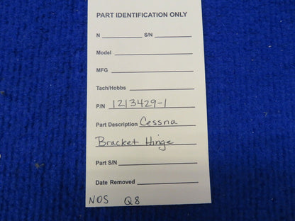 Cessna Bracket Hinge P/N 1213429-1 NOS (0522-87)