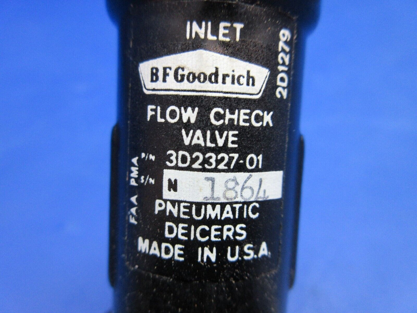 B.F. Goodrich De-Ice Valve P/N 3D2327-01 (1123-759)