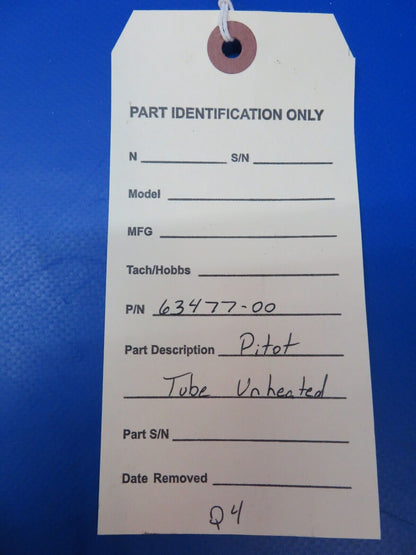 Pilot Tube Unheated P/N 63477-00 (1222-369)