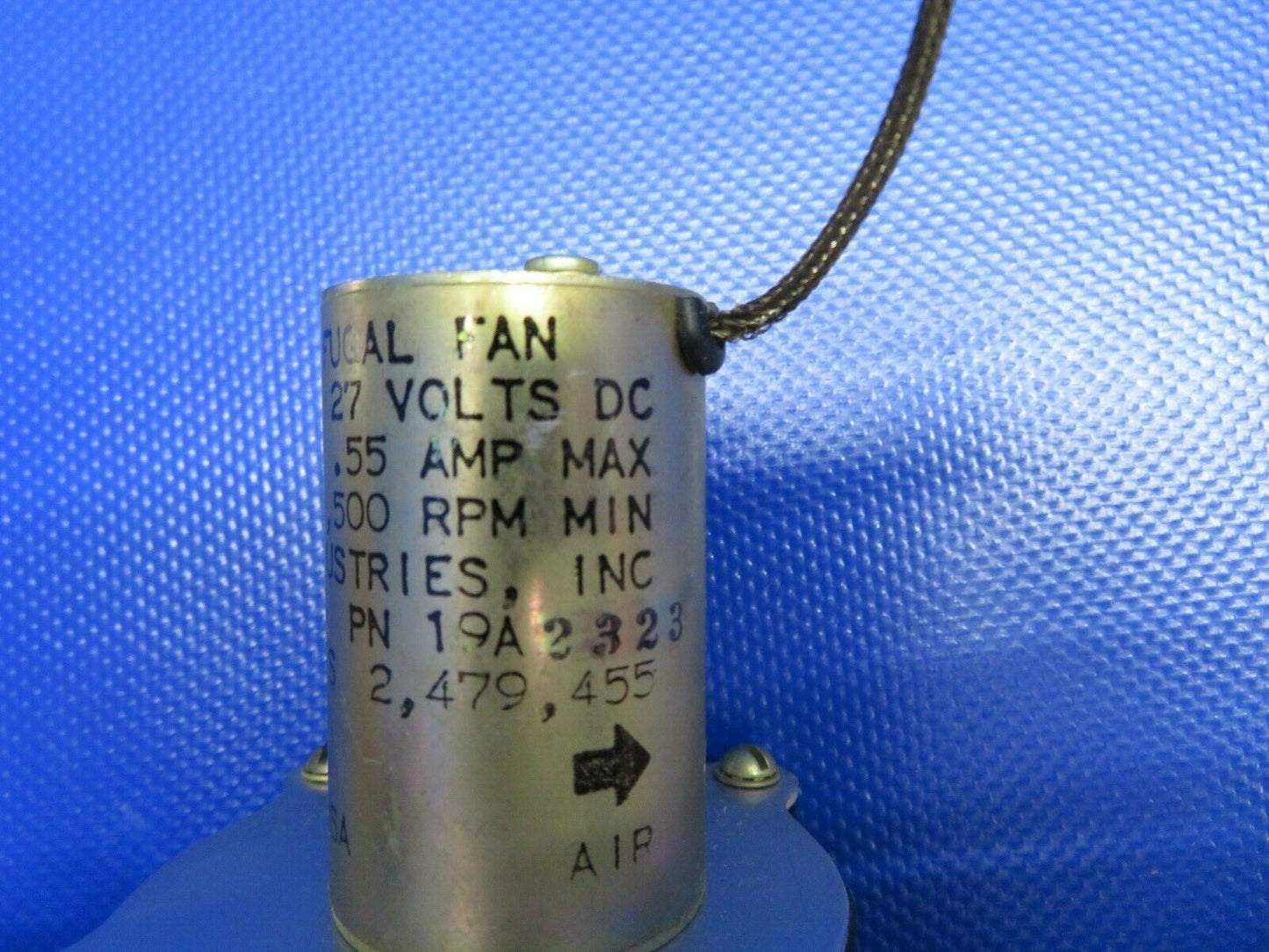 Beech Cockpit Fan "Minor Damage" 28V P/N 19A2323 NOS (1220-113)