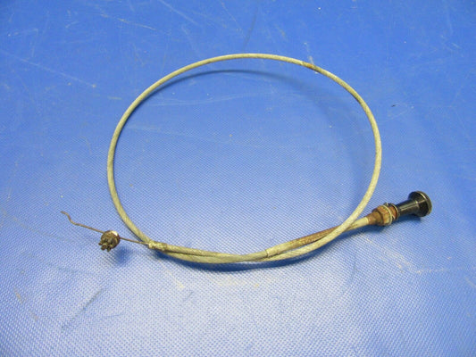 Piper PA-28-140 Cable Cabin Heat Control 40" P/N 63902-18, 63902-018 (0521-601)