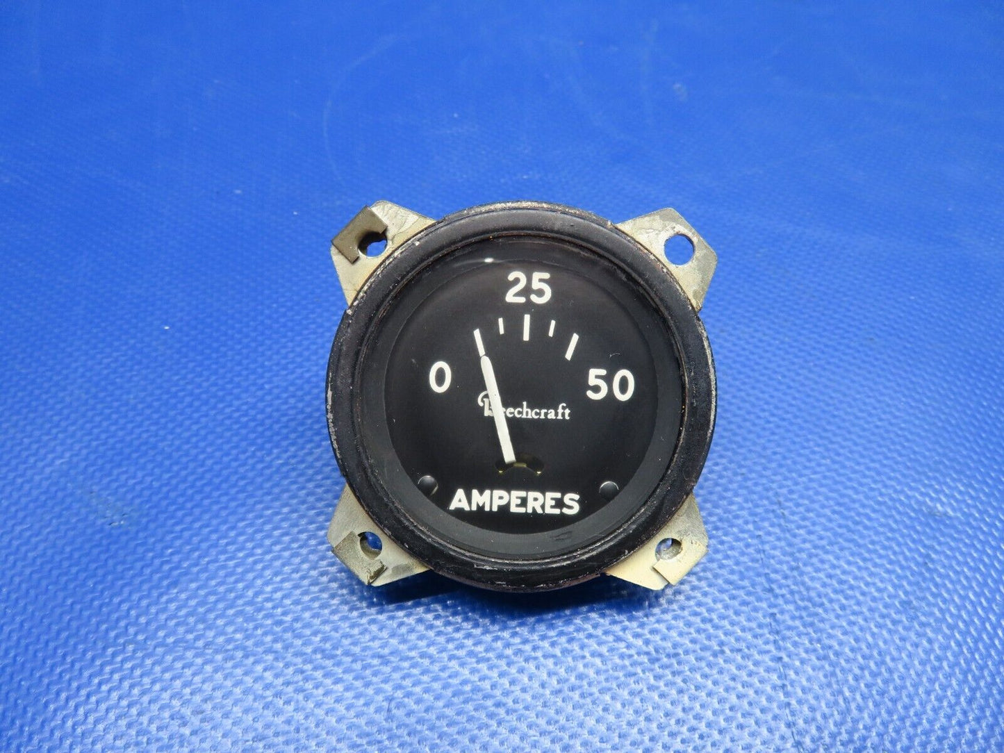 Beech 95 / D95A Travel Air Ammeter P/N 95-380017-1 (0324-1709)