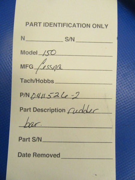 Cessna 150 Inside Rudder Bar From Aft Assembly P/N 0411526-2 (0418-84)