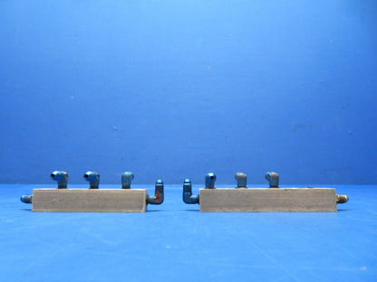 Piper PA-28R-180 Hydraulic Manifold LH & RH P/N 67521-00 (1123-420)
