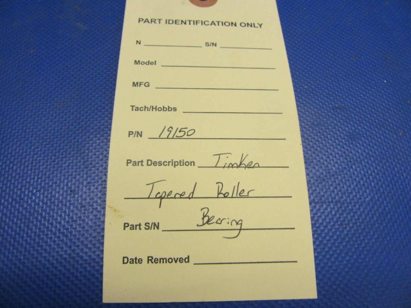 Timken Tampered Roller Bearing P/N 19150 (0921-535)