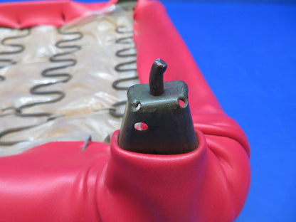 Cessna 120 Seat Assy Red Vinyl P/N 0413185, 0413185-1, 0411736 (0423-40)