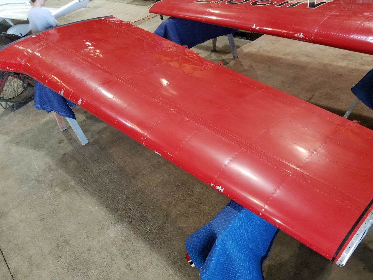 Damaged 1961 Beech 35-A33 Debonair / Bonanza Left Wing 33-110000-661 (0918-224)