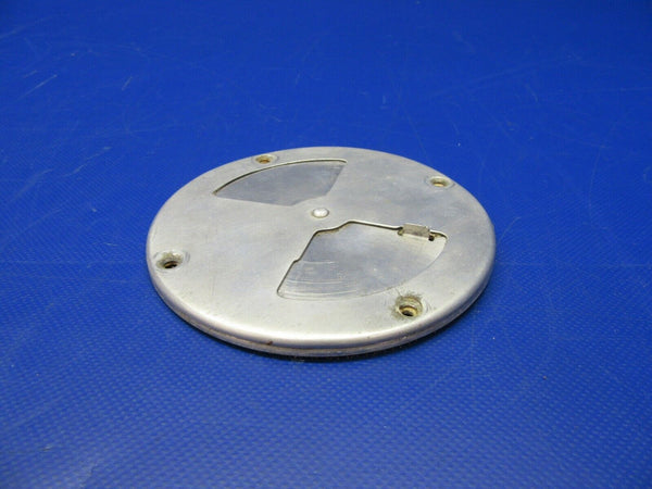 Beech Baron 95-A55 Cabin Vent Exhaust Valve Plate P/N 96-550015-21 (0420-259)