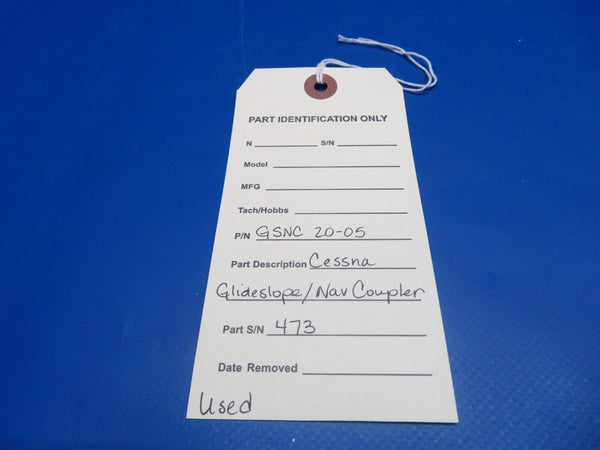 Cessna Glideslope / Nav. Coupler P/N GSNC 20-05 (0922-796)