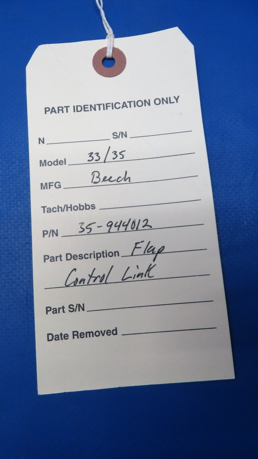 Beech 33 / 35 Cowl Flap Control Link P/N 35-944012 LOT OF 2  (0523-917)