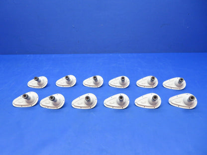 Grimes Aviation Upward Light 13v AN3097-1 Cracked Lenses LOT OF 12 (0923-552)