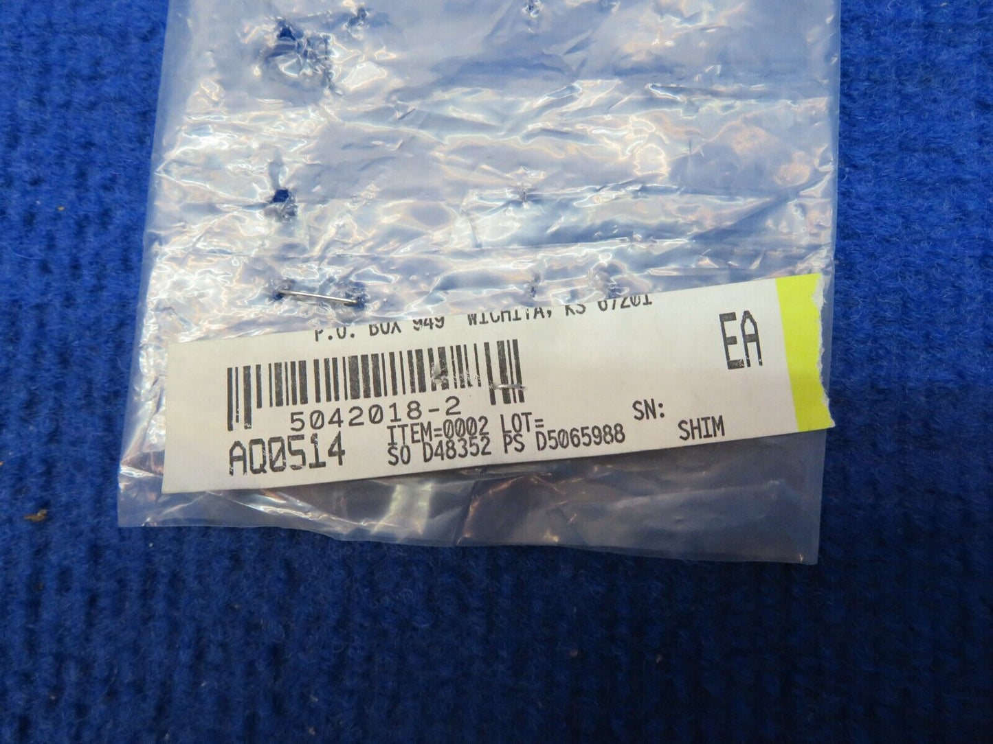 Cessna Shim P/N 5042018-2 LOT OF 2 NOS (0622-333)