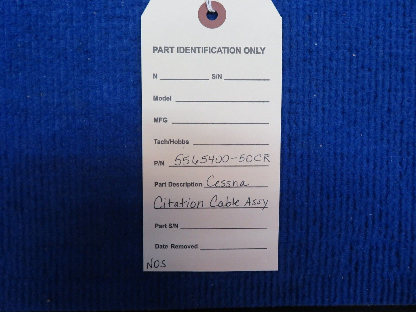 Cessna Citation Cable Assy P/N 5565400-50CR NOS (0922-546)