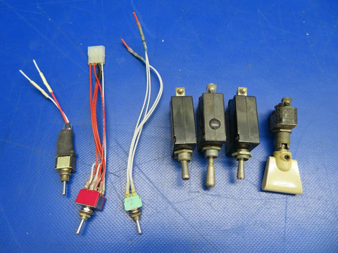 1964 Beech Baron 95-B55 Lot of Miscellaneous Switches (0620-629)